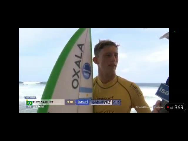 entrevista Teo Rodriguez Mundial Junior surf 2022 El Salvador