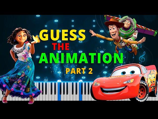 GUESS THE ANIMATION MOVIE 2 [Piano Quiz]