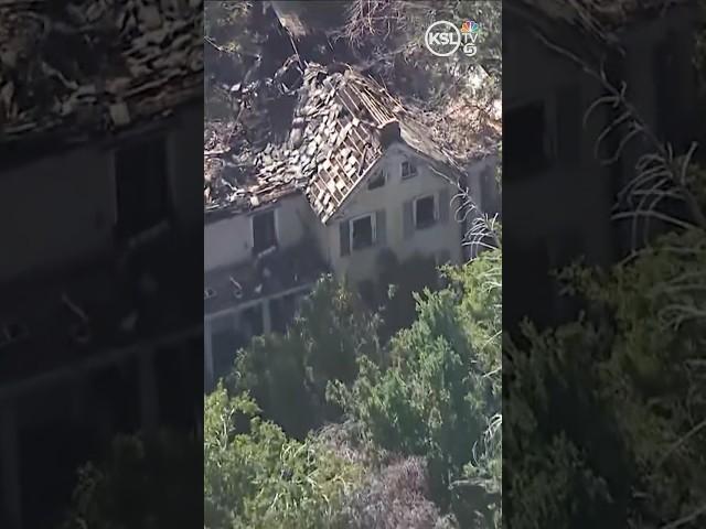 Off-duty firefighter spots blaze in a Utah home