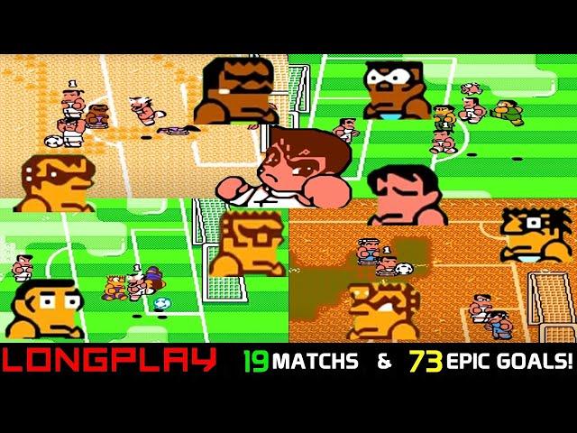 Kunio Kun no Nekketsu Soccer League (Goal 3) NES Longplay