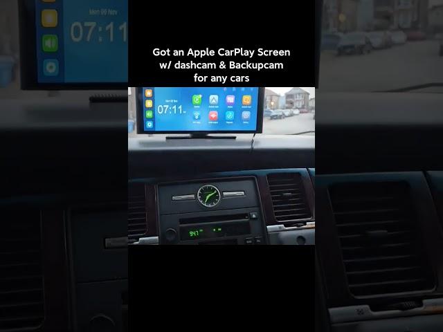 Eonon P4 9.33" CarPlay & Android Auto portable Screen w/ 4K dashcam & backup camera. For any cars.