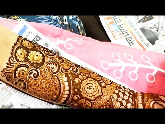 Shab`s Creation New Stylish Easy Gol Tikki Mehndi design|Simple Henna mehandi designs|silver version
