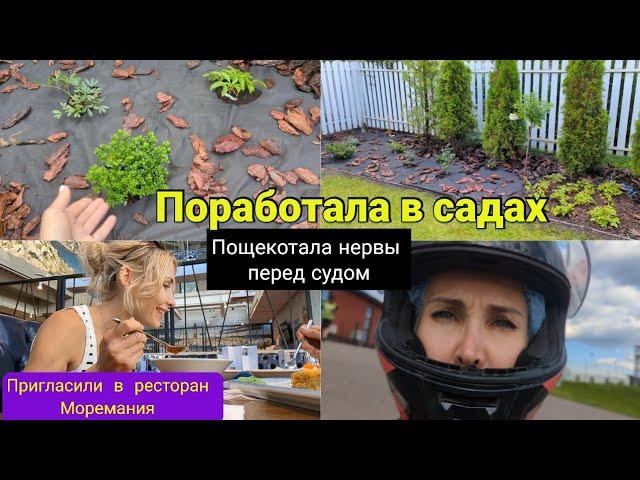 Поработала в садах. Пощекотала нервы. Картинг. Сходила в ресторан Моремания. Влог