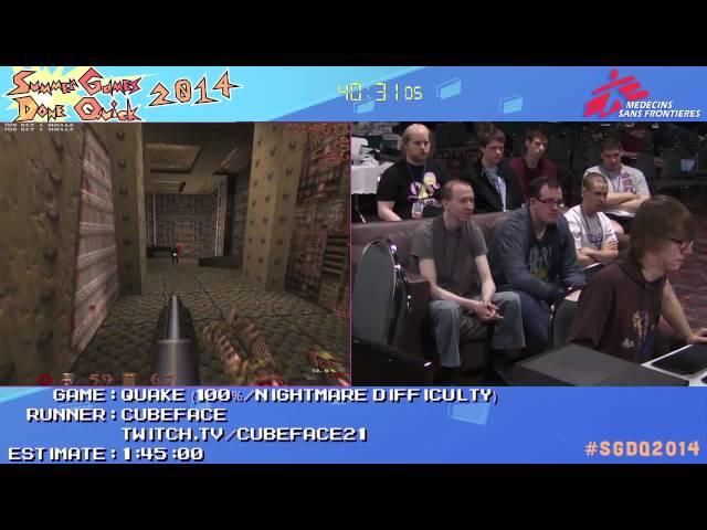 Quake by Cubeface in 1:17:29 - SGDQ2014 - Part 138