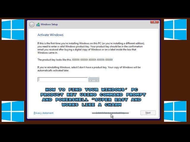 How to find Windows Product Key using Command Prompt or Powershell?