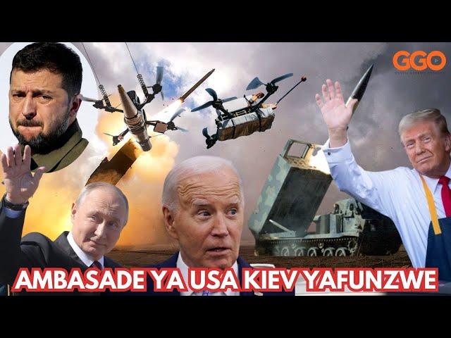 AMBASSADE YA USA I KIEV YAFUNZE IMIRYANGO KUBERA IBITERO|ATACMS ZONGEYE GUTERWA MURI RUSSIA|BYAKAZE