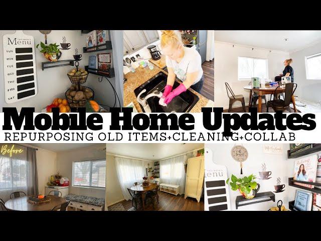 Mobile Home Updates|Cleaning Motivation|Mobile Home DIY|Clean With Me 2023|collab @spiltjuiceboxes