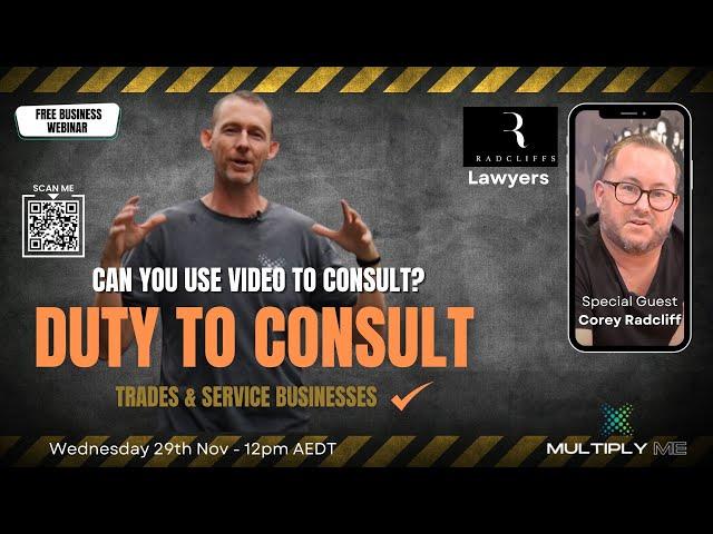 The Multiply ME System - Webinar FT Corey Radcliff from Radcliffs lawyers