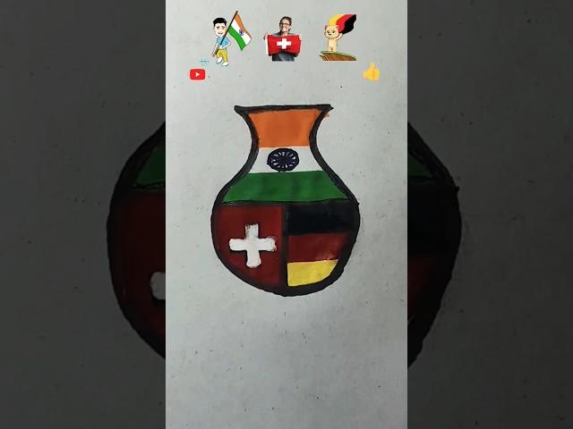 ** || Independence Day Republic Day Drawing #shorts #art#art #youtubeshorts
