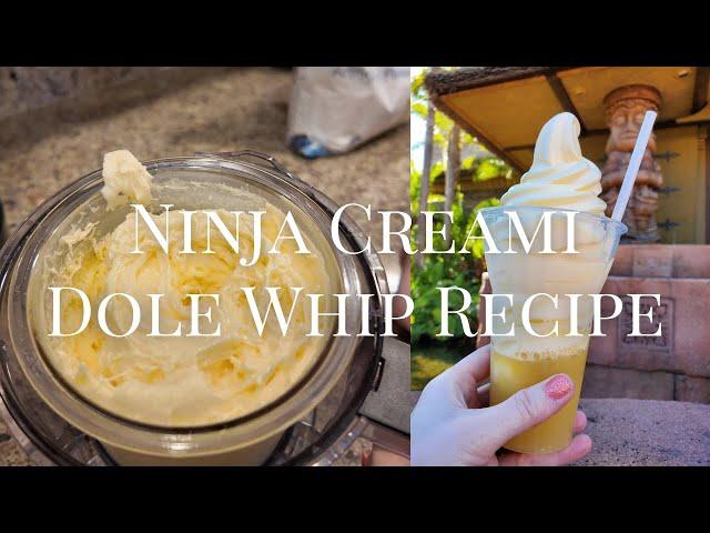 The BEST and EASIEST Ninja Creami Dole Whip Recipe