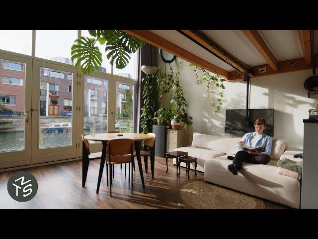 NEVER TOO SMALL: DIY Plant-filled Waterfront Loft, Amsterdam - 45sqm/484sqft