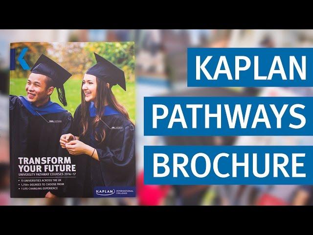 Kaplan UK Pathways Brochure 2016-17