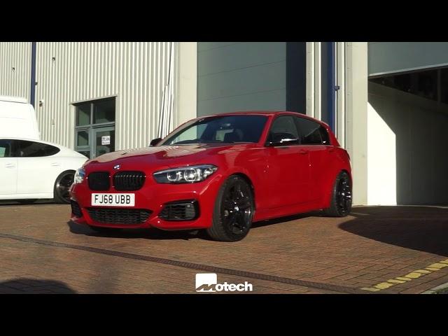 Stunning Red BMW M140 , Motech Stance