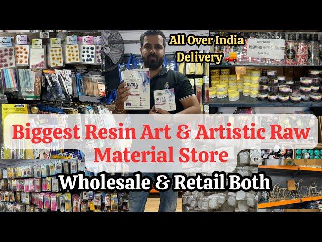 Resin Art & Artistic Material का सबसे बड़ा Store|Art Pavilion|Arora Brushes#Nai sarak Delhi#resin