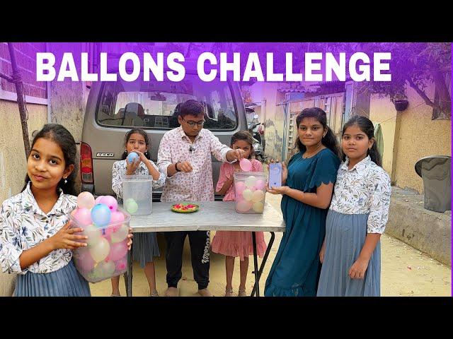 Small ballons challenge || rider mallesh challenge videos || who is the winner