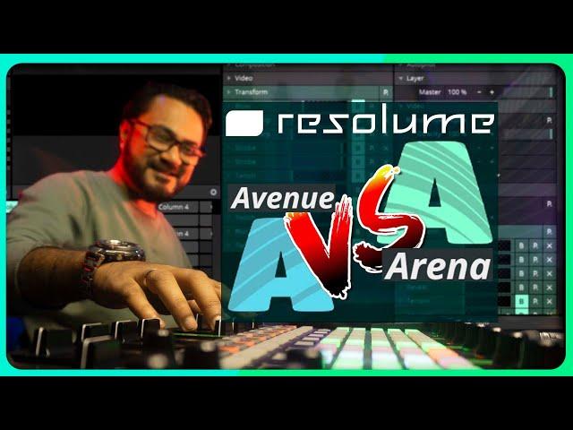 Choose between Resolume Arena VS Avenue! VJ Tips! 