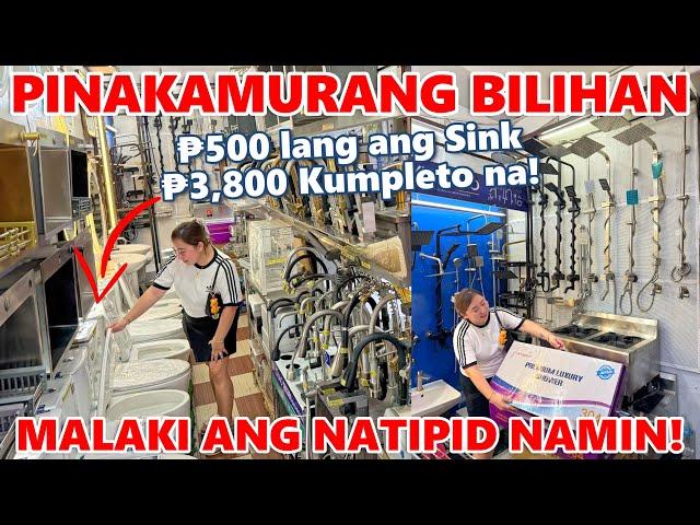 PINAKAMURANG Bilihan ng Toilet Bowl, Shower, Sink, Faucet, Heater Etc! Ang Laki Ng Matitipid Dito