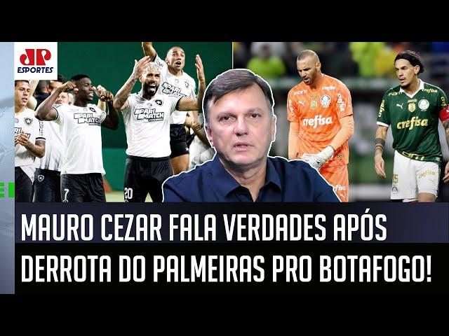 "BASTA DESSA FALÁCIA! Essa DERROTA do Palmeiras pro Botafogo MOSTROU que..." Mauro Cezar FALA TUDO!