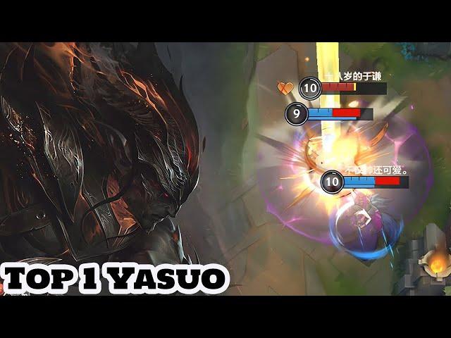 Wild Rift Yasuo - Top 1 Yasuo Gameplay Rank challenger Season 14