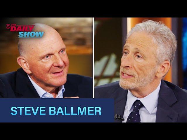 Steve Ballmer - Making Government Spending Transparent with USAFacts | The Daily Show