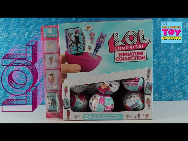 Unboxing LOL Surprise Miniature Collection Tots & OMG Dolls Blind Capsule