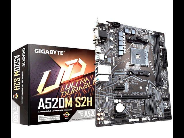 Gigabyte A520M S2H unboxing and review