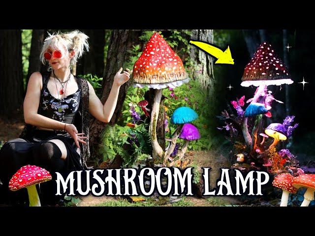 I MADE THE MUSHROOM LAMP 