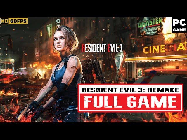 RESIDENT EVIL 3 REMAKE Gameplay Walkthrough FULL GAME (PC HD 60FPS) | No Commentary