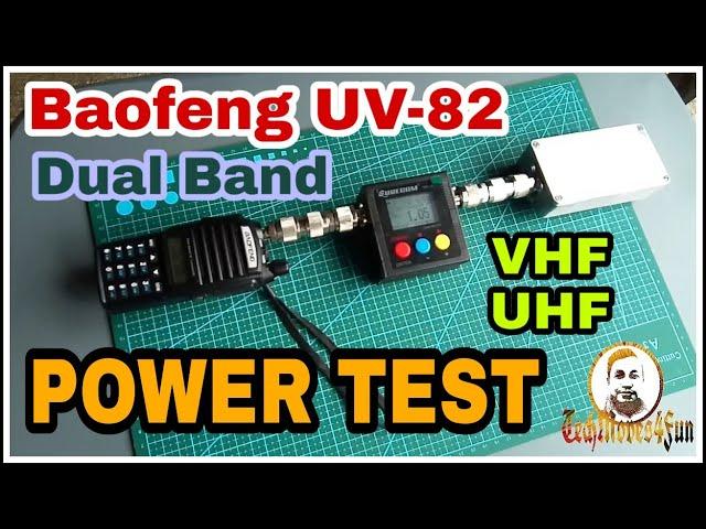 Baofeng UV-82 Dualband | POWER TEST| using 250w Dummy Load