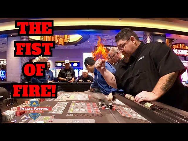 The Craps Table at the Palace Station Heats Up!