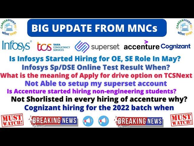 Infosys, Wipro, TCS, CTS, Capgemini, Accenture Most Asked Queries are Answered In this Video