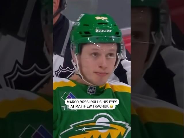 He Really Rolled His Eyes At Matthew Tkachuk 