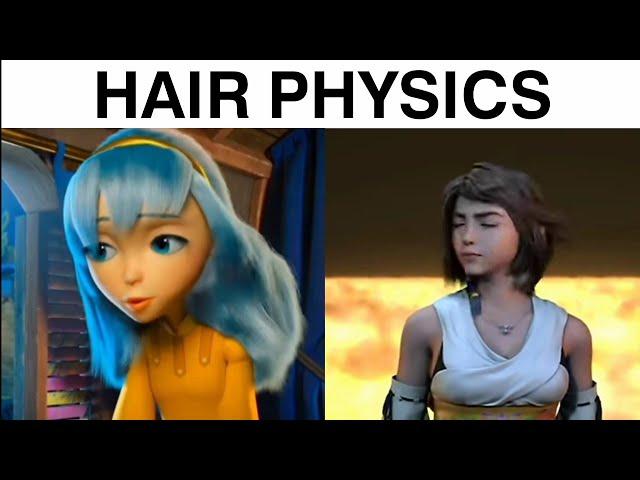 Hair Physics In Animation be like...