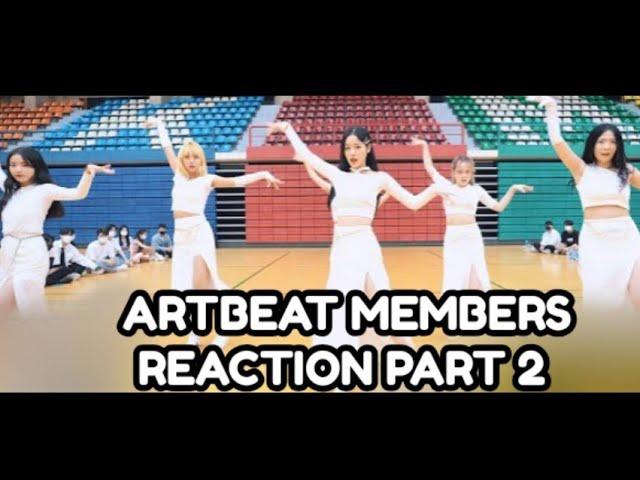 ARTBEAT MEMBERS REACTION TO GFRIEND-APPLE AB GIRLS DANCE COVER PART 2.