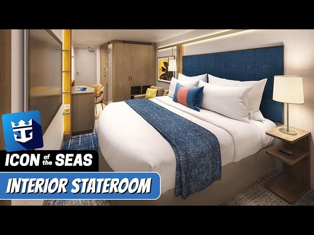 Icon of the Seas | Interior Stateroom Walkthrough Tour | Royal Caribbean 2024 | 4k