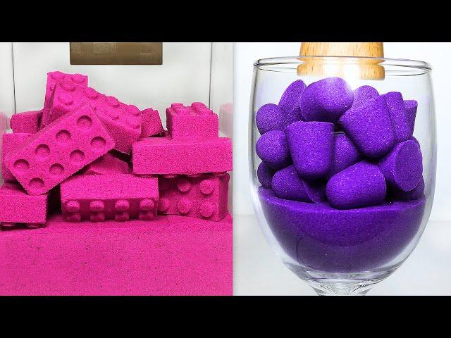 Very Satisfying Legos Drop Squish ASMR 257 Kinetic Sand