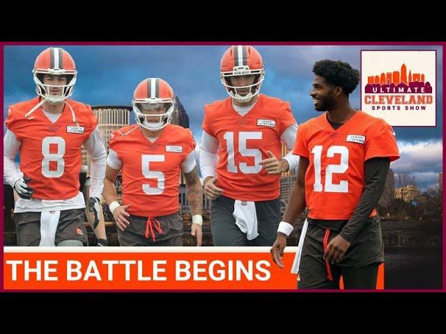 Browns OTAs day 2 reactions, Shedeur Sanders & Dillon Gabriel get 1st real reps + Cavs trade rumors