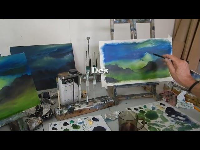 WAVES PART ONE. Oil Painting Tuition with Alan Kingwell