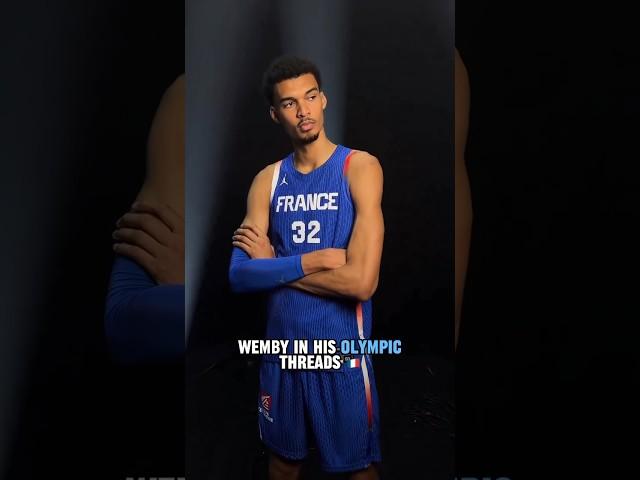 Wemby is ready for Paris Olympics  (via @FFBB_officiel)