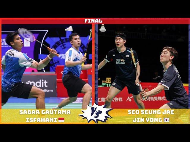 진용/서승재 (KOR) Vs SABAR Gutama/ISFAHANI (IND) | CHINA Masters 2024 | FINAL