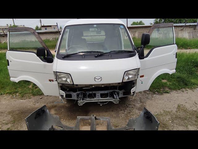 MAZDA BONGO, как снять передний бампер