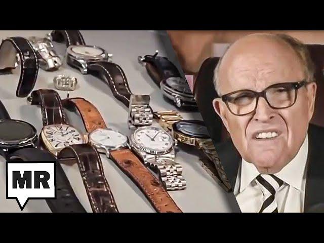 Giuliani Lawyer CRIES As Rudy's Luxury Watches Are Seized