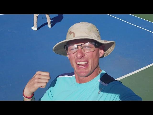 5K Tennis Get's a Lesson from an 80 Year Old Tennis Player/Coach. We thought we knew something. NOT!