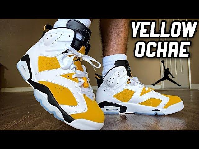 JORDAN 6 YELLOW OCHRE On Feet/Review & More!