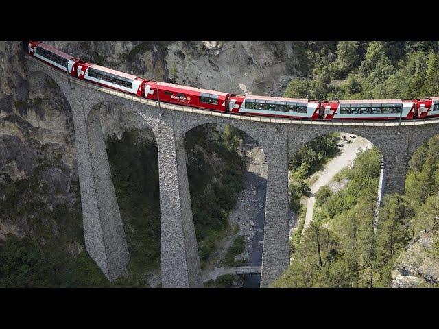 Traumhafte Bahnstrecken der Schweiz – Im Glacier Express von Zermatt nach St  Moritz