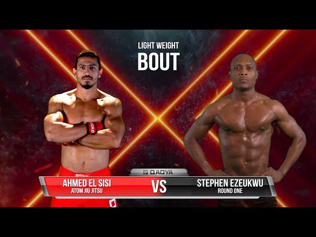 Stephen Ezeukwu vs. Ahmed El Sisi | FULL FIGHT | Qadya 002   #Qadya #mma #fight #fightnight