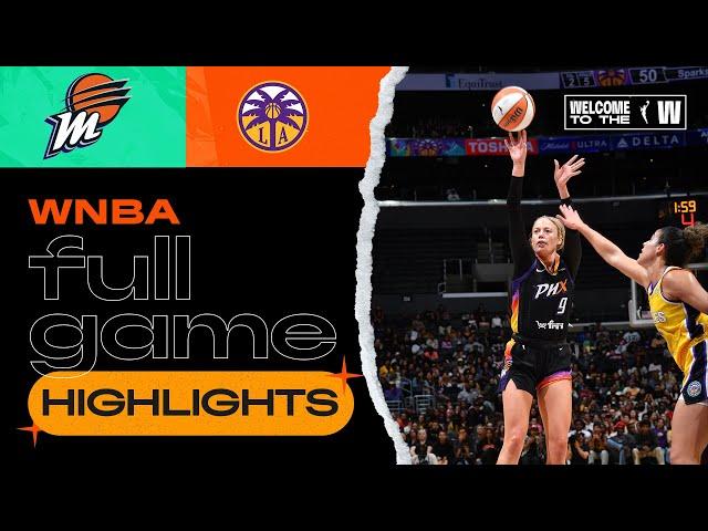 Phoenix Mercury vs. Los Angeles Sparks | FULL GAME HIGHLIGHTS | September 17, 2024