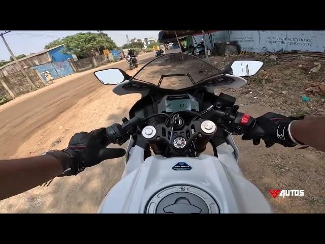 r15 intensity white ride riview tamil ||r15 v4 review new model 2023