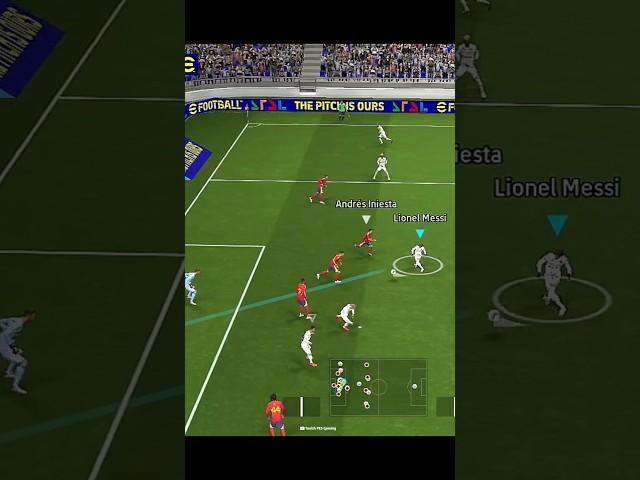 Messi saved the team at last minute  #efootball #shorts