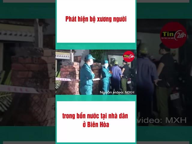 Kinh hoàng phát hiện bộ xương người trong bồn nước tại nhà dân #shorts